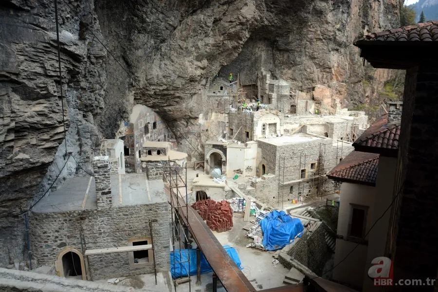 Sümela Manastırı`nın bilinmeyeni daha ortaya çıktı 3