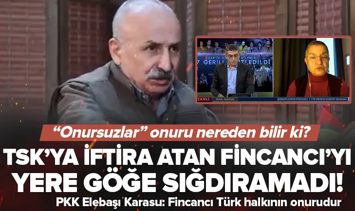 PKK elebaşı da Fincancı’ya sahip çıktı