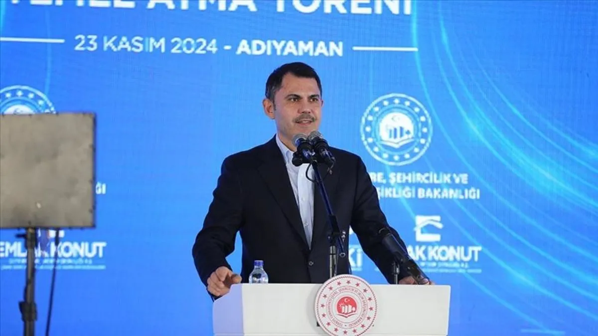 Bakan Kurum 50 bin konut için tarih verdi! "1ay içinde tamamlayacağız"