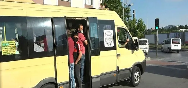 İstanbul’da ceza yiyen minibüsçü yolculara kızdı