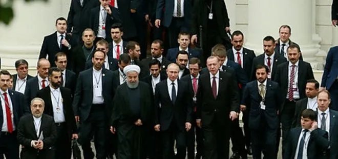 Erdoğan, Putin ve Ruhani zirvesi sona erdi
