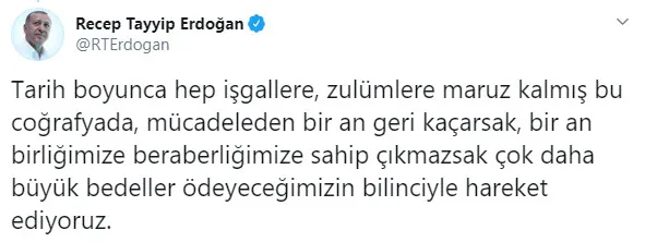 Son dakika: Başkan Erdoğan: Türkiye hayati bir mücadele içerisindedir - 2
