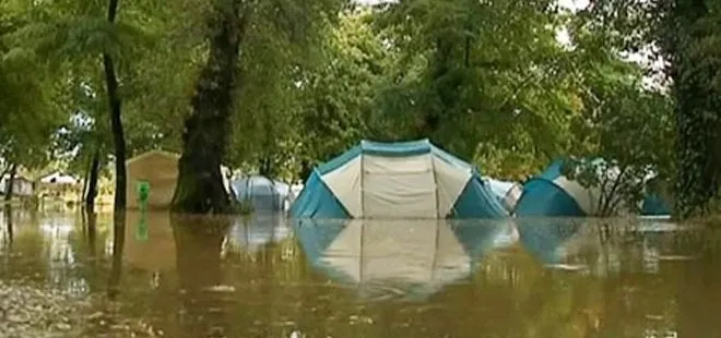 Ani yağış Fransa’da sele neden oldu