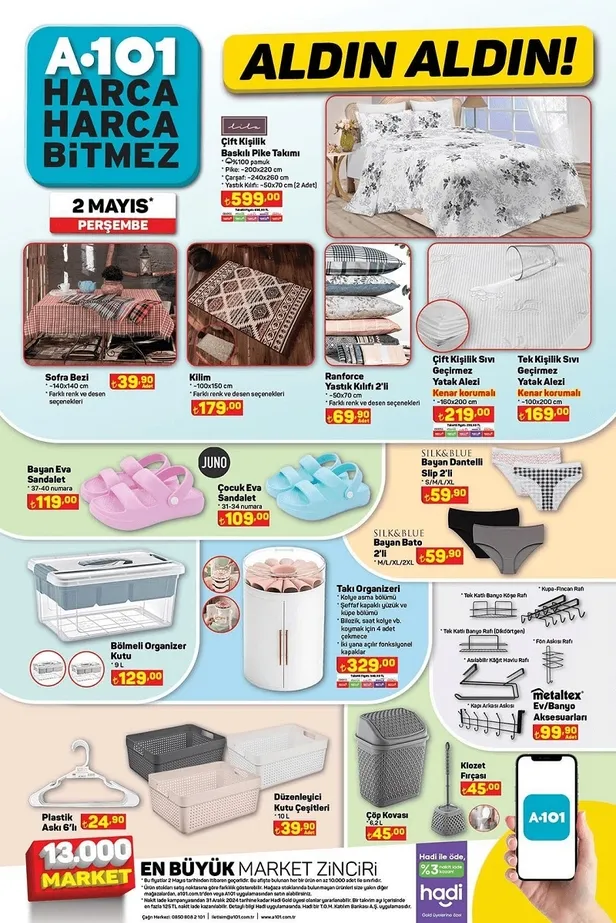 A101 5 Mayıs Aktüel ürünler kataloğu yayınlandı! A101’e uygun fiyata Çekme Karavan, Üç Tekerlekli Elektrikli Moped, Aile Kamp Çadırı geliyor