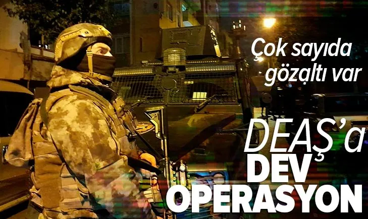 İstanbul'da DEAŞ'a dev operasyon: Çok sayıda gözaltı var