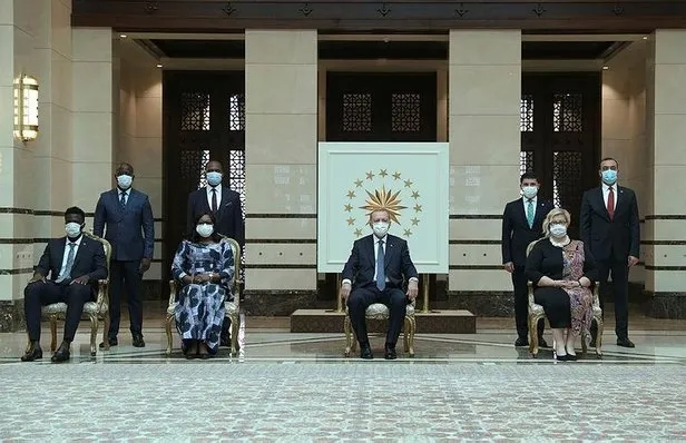 Başkan Erdoğan Külliye’de güven mektubu sunan büyükelçileri kabul etti - 2