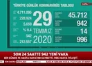 Bakan Koca 29 Temmuz verilerini açıkladı! 542 kişi...
