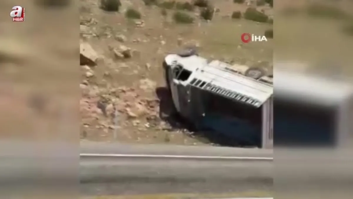 Batman’da kamyonet takla attı: 2 yaralı