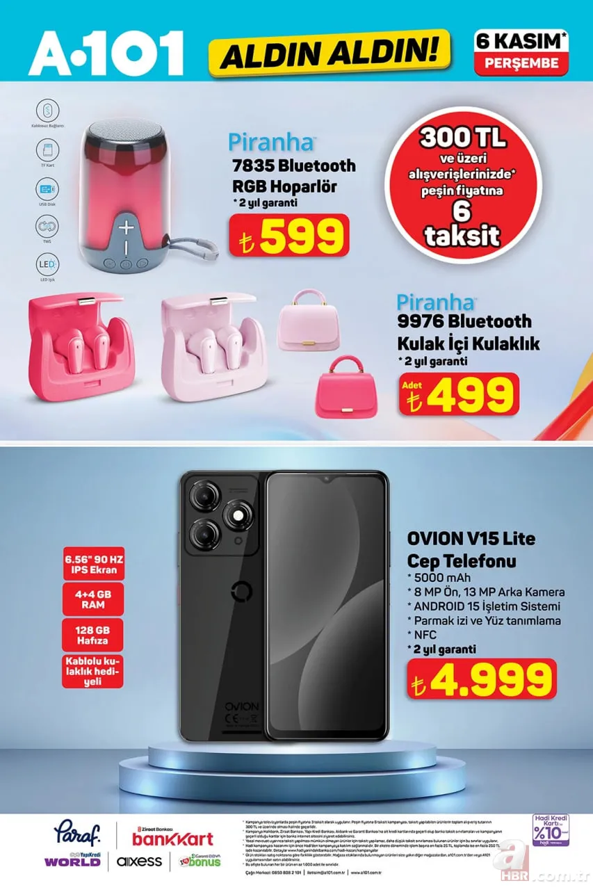 A101 indirimleri başlıyor! 6 Kasım’da hangi ürünler indirimde? Çamaşır makinesi, buzdolabı, perde… 5