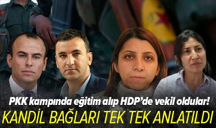 Faysal Sarıyıldız, Ferhat Encü, Leyla Birlik ve Aycan İrmez PKK kampında eğitim alıp HDP'de vekil oldu