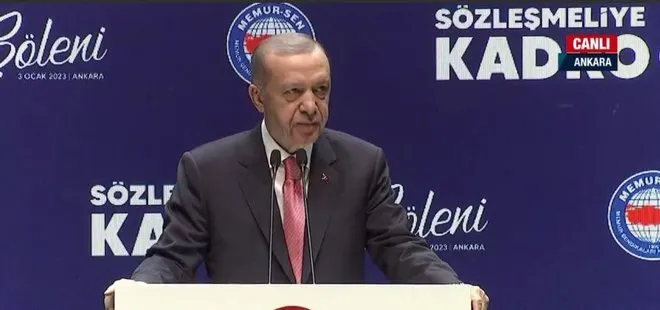 Son dakika: 500 bin sözleşmeli için kadro şöleni! Başkan Erdoğan’dan önemli mesajlar | Memur ve emekliye zam oranını açıkladı