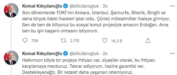 Bakan Kurum'dan Kemal Kılıçdaroğlu'na "TOKİ" yanıtı! "Siz isteseniz de istemeseniz de..." - 4