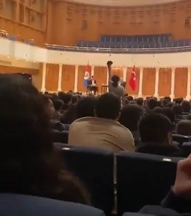 Zafer Partisi Genel Başkanı Ümit Özdağ’a Bilkent Üniversitesi’nde şok!