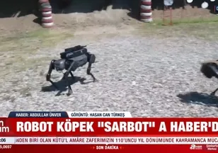 Robot köpek 'Sarbot' A Haber'de