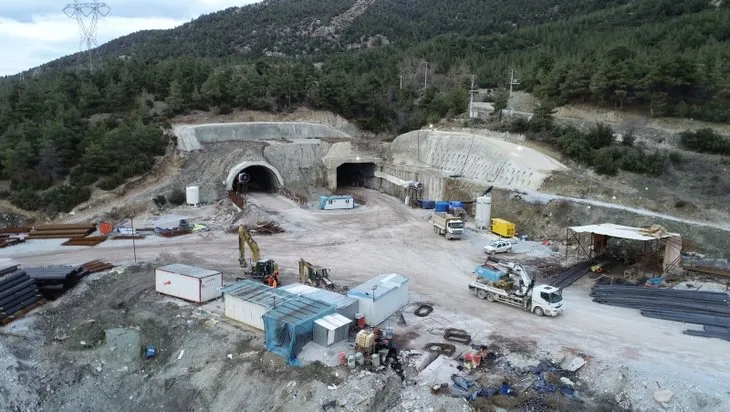 Ege’nin dev projesi ’Honaz Tüneli’nde sona yaklaşıldı