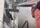 5 katlı binada yangın! Mahsur kalanlar var