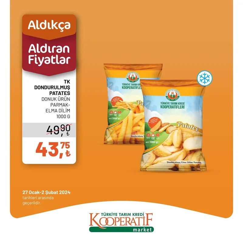 Tarım Kredi Market indirim için son gün! TK’da tost peyniri 129,90 TL, zeytin 129,90 TL, beyaz peynir 109,90 TL, çay 106,90 TL, tereyağı 59,00 TL… - 2