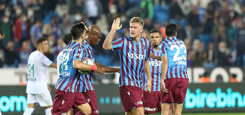 Trabzonspor'da gollere 3 oyuncu damga vurdu