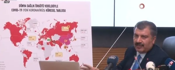 Sağlık Bakanı Fahrettin Koca’dan koronavirüs açıklaması: Şu ana kadar Türkiye’de virüs tespit edilmiş değil! Olma ihtimali yüksek!