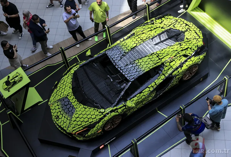 Gören bir daha bakıyor… 15 kişi 9 bin saatte yaptı! Lamborghini… 6