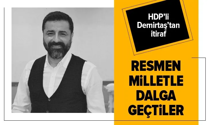 Selahattin Demirtaş'tan CHP itirafı