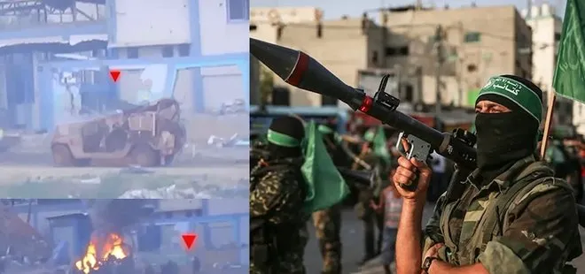 Kassam Tugayları Gazze’de şov yapıyor! İşgalci İsrail askerlerinin bulunduğu cipi havaya uçurdu | İşte cehenneme yolculuğun görüntüleri