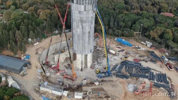 Çamlıca Kulesi'nde geri sayım başladı! Son parçaları yerleştiriliyor... 8