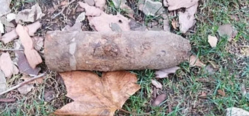 Gülhane Parkı’nda patlamamış tarihi havan mermisi bulundu