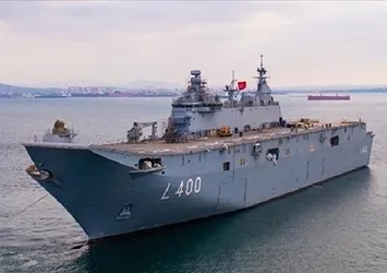 İşte Türkiye'nin en büyük savaş gemisi! TCG Anadolu düşmana korku verecek! Mavi Vatan'ın yeni bekçisi olacak...