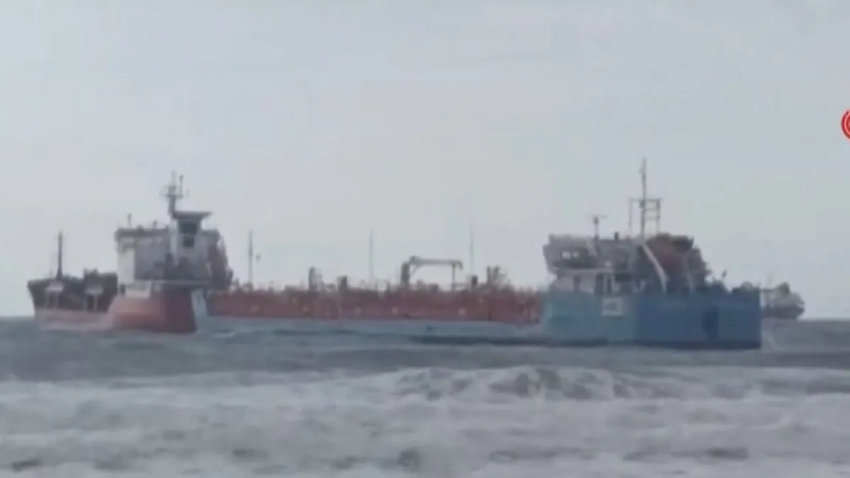Florya açıklarında 2 tanker için acil durum çağrısı!