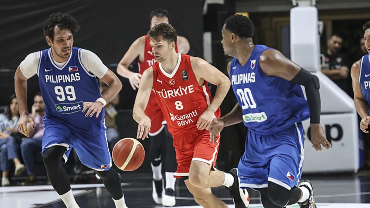 A Milli Erkek Basketbol Takımı hazırlık maçında galip! Filipinler'e şans tanımadık...