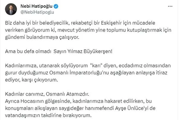 Osmanlı düşmanı CHP’li Yılmaz Büyükerşen’den hadsiz sözler: Osmanlı Devleti beyaz tenli karılar için sefer düzenlerdi | Tepkiler çığ gibi büyüdü