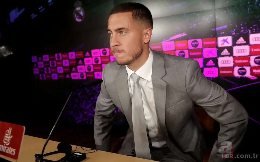 Real Madrid, en pahalı transferi Eden Hazard'ı tanıttı 20