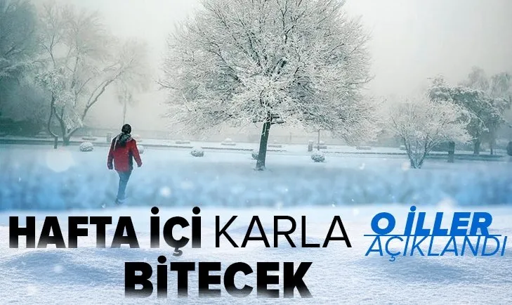 5 Mart cuma günü 2 ile kar yağacak! Meteoroloji kar yağacak şehirleri açıkladı!