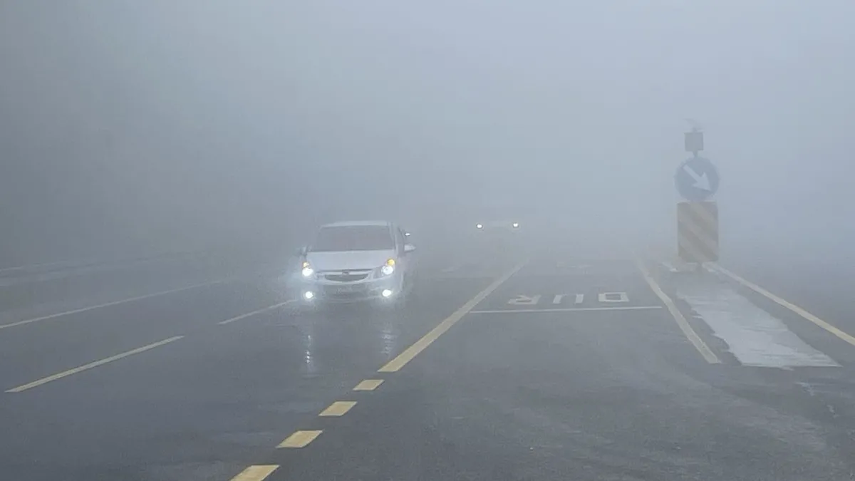 Bolu Dağı'nda sis etkili oldu