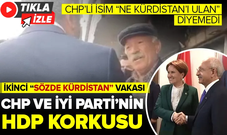 CHPli isim Kürdistan lafına tepki göstermedi!