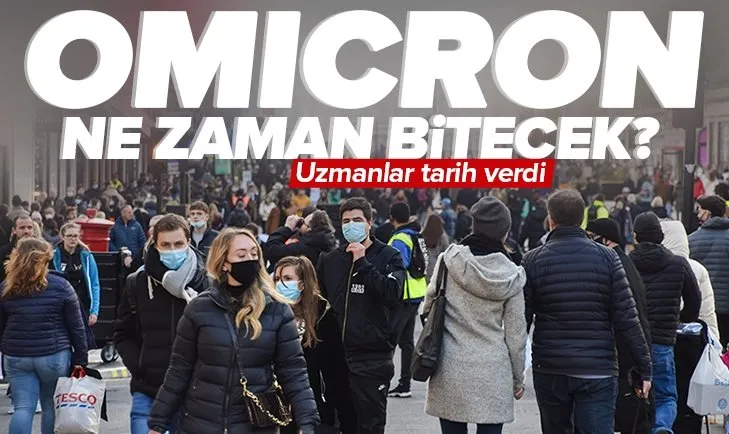 Uzmanlardan koronavirüs ve Omicron müjdesi! Bitiş için o tarihi işaret ettiler