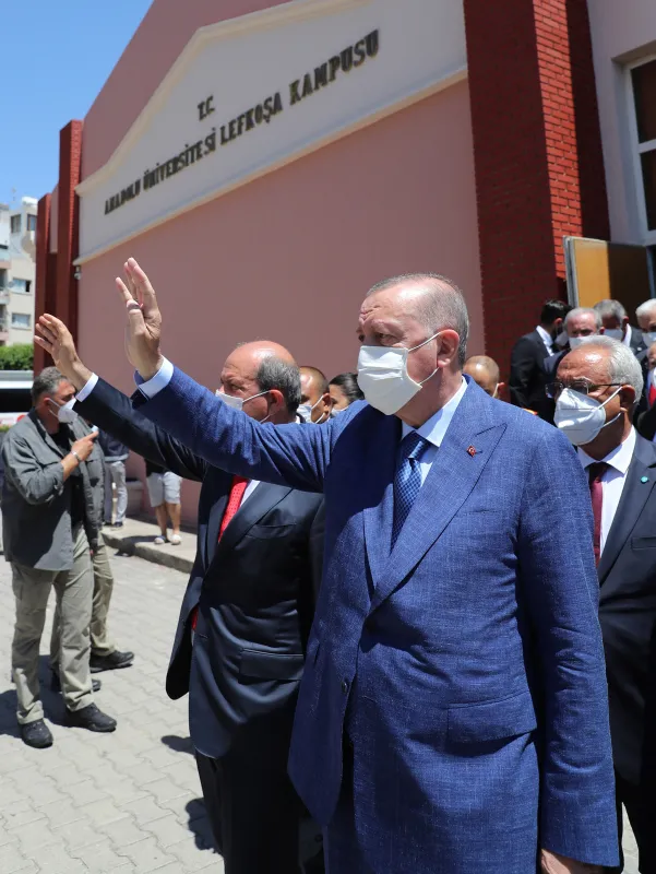 Son dakika: KKTC'de toplu açılış töreni | Başkan Erdoğan: Kuzey Kıbrıs artık ayağa kalkıyor - 1