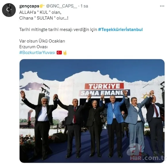 Başkan Recep Tayyip Erdoğan’dan “Teşekkürler İstanbul” mesajı! “Tweet altında paylaşalım…”
