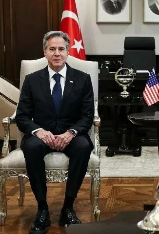 ABD Dışişleri Bakanı Antony Blinken şoka girdi! Hakan Fidan'ın hamlesi sonrası yüzü asıldı! Masada dikkat çeken Mescid-i Aksa detayı