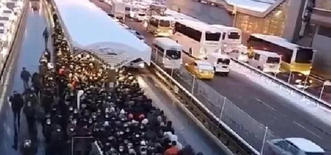 Son dakika: İstanbul’da toplu ulaşım araçlarında büyük yoğunluk