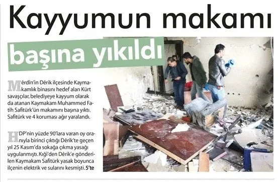 PKK'lı gazeteden alçak manşet