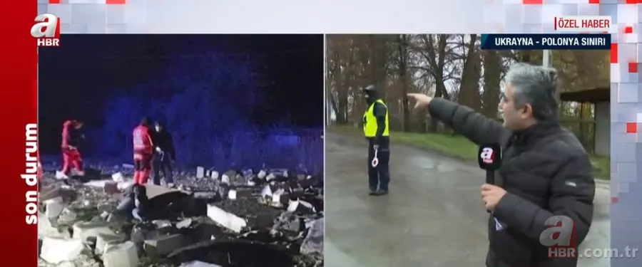 DÜNYANIN GÖZÜNÜ ÇEVİRDİĞİ NOKTA! A Haber Polonya - Ukrayna sınırında 13