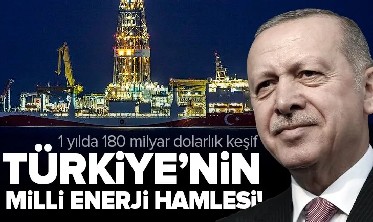 Türkiye'nin milli enerji hamlesi! 1 yılda 180 milyar dolarlık keşif