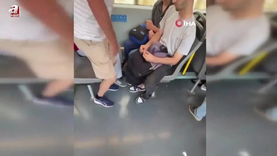 Metroda süs tartışması kavgaya dönüştü