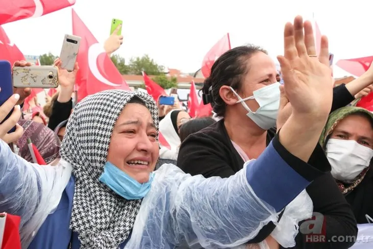 Başkan Erdoğan’a Kırşehir’de sevgi seli! Gözyaşlarına hakim olamadı