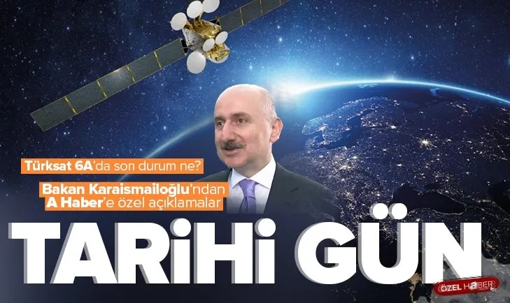 Türksat 5B hizmete girdi! Ulaştırma ve Altyapı Bakanı Adil Karaismailoğlu A Haber’de