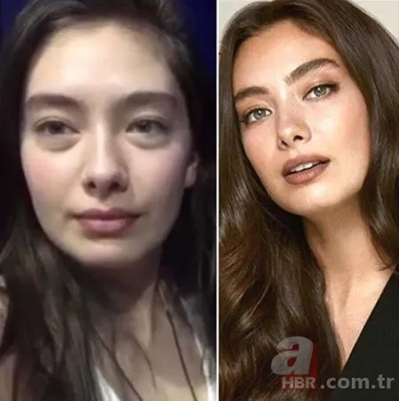 Hercai’nin Reyyan’ı Ebru Şahin makyajsız fotoğrafıyla tam not aldı 14