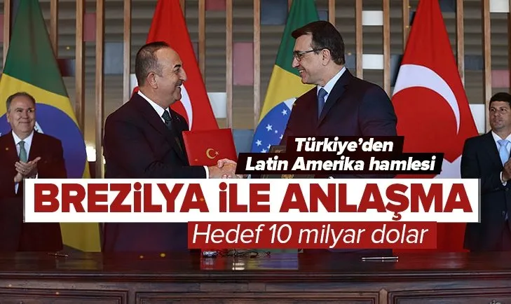 Dışişleri Bakanı Mevlüt Çavuşoğlu’ndan Brezilya’da önemli açıklamalar: 10 milyar dolarlık ticaret hacmi hedefledik