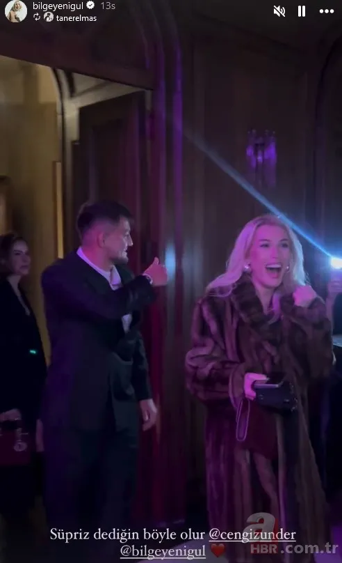 Cengiz Ünder'den sevgilisi Bilge Yenigül'e sürpriz kutlama! Ağzı açık kaldı 5